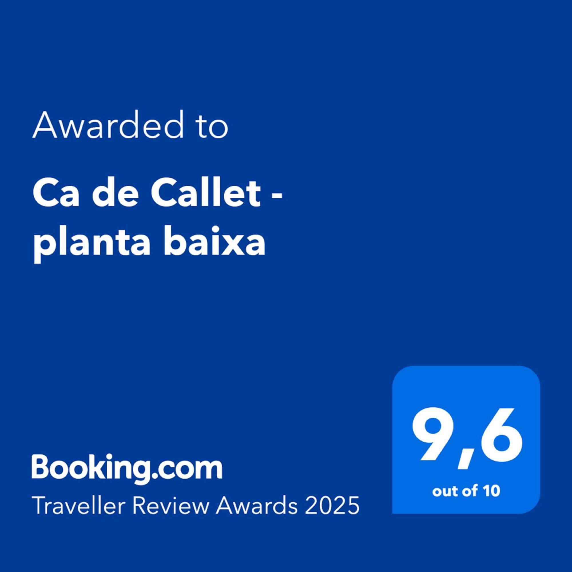Ca De Callet - Planta Baixa Estación Exterior foto
